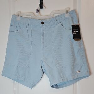 Men's Sky Blue Cargo Shorts‎